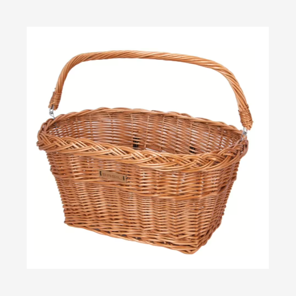 Wicker cykelkurv Basil Davos - 46x29x22 cm - natural