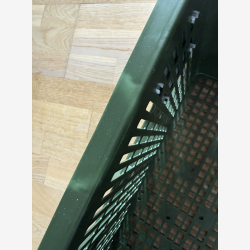 Cykelkasse Basil L 40,0 liters 39 x 49 x 26 cm - mosgr�n - genanvendt plast - farvefejl