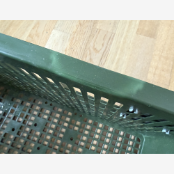 Cykelkasse Basil L 40,0 liters 39 x 49 x 26 cm - mosgr�n - genanvendt plast - farvefejl