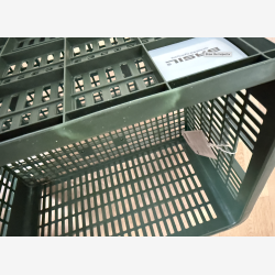 Cykelkasse Basil L 40,0 liters 39 x 49 x 26 cm - mosgr�n - genanvendt plast - farvefejl