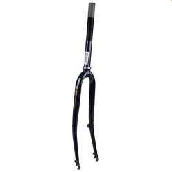 Unicrown forgaffel 28" til Tromlebremse / Rullebremse � m�rkebl� (1" Gevind)
