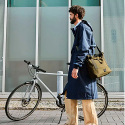 Weathergoods Sweden cykeltaske/skuldertaske City Bike Satchel - olivengr�n