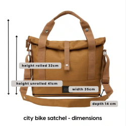 Weathergoods Sweden cykeltaske/skuldertaske City Bike Satchel - sort