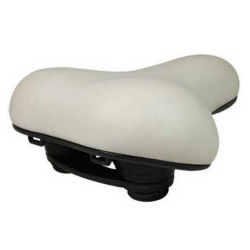 Cykelsadel Dutch Perfect - cremehvid