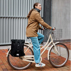 Weathergoods Sweden City Bikepack � 2-i-1 Cykeltaske &amp; Rygs�k (18L) - sort