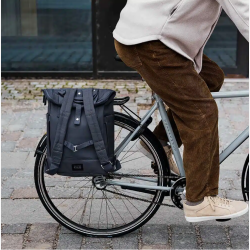 Weathergoods Sweden City Bikepack � 2-i-1 Cykeltaske &amp; Rygs�k (18L) - bl�