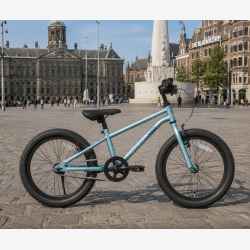 B�rnecykel U-GO Scout S1 16" med fodbremse og brede d�k - Isbl�