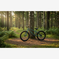 B�rnecykel U-GO Scout S1 20" med fodbremse og brede d�k - j�gergr�n