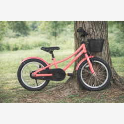 B�rnecykel U-GO Imagine S1 16" med fodbremse - bubblegum pink