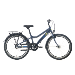 NOXON "Rocket ND" 24" juniorcykel med 3 gear, fril�b � m�rkebl�