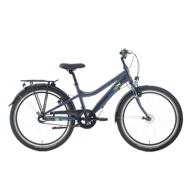 NOXON "Rocket ND" 24" juniorcykel med 3 gear, fril�b � m�rkebl�