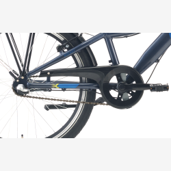 NOXON "Rocket ND" 24" juniorcykel med 3 gear, fril�b � m�rkebl�