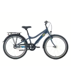 NOXON "Rocket ND" 24" juniorcykel med 3 gear, fodbremse � m�rkebl�