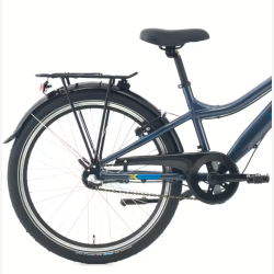 NOXON "Rocket ND" 24" juniorcykel med 3 gear, fodbremse � m�rkebl�