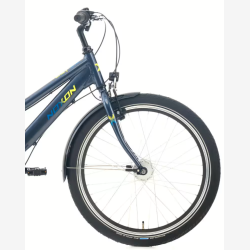 NOXON "Rocket ND" 24" juniorcykel med 3 gear, fodbremse � m�rkebl�