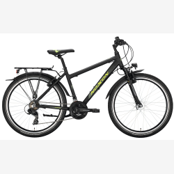 NOXON "Sweeper FG ND" 26" ATB juniorcykel 21 gear - mat sort
