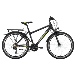 NOXON "Sweeper FG ND" 26" ATB juniorcykel 21 gear - mat sort