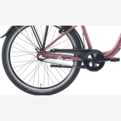 26" NOXON Breeze ND pigecykel / junior ATB, 3-gear, fodbremse - gammel rosa
