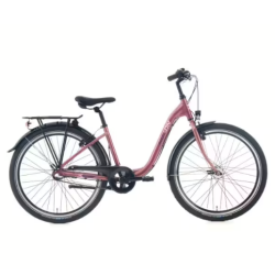 26" NOXON Breeze ND pigecykel / junior ATB, 3-gear, fodbremse - gammel rosa