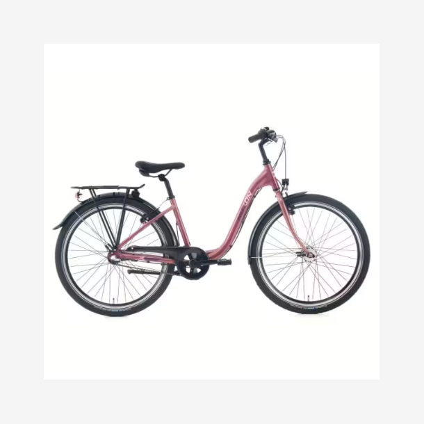 26" NOXON Breeze ND pigecykel / junior ATB, 3-gear, fodbremse - gammel rosa