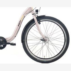 26" NOXON Breeze ND pigecykel � 3-gear fril�b - beige gr�