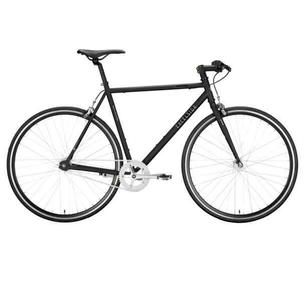 28" EXCELSIOR Dandy Singlespeed Herrecykel - mat sort