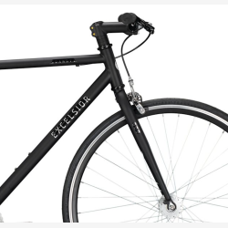 28" EXCELSIOR Dandy Singlespeed herrecykel � mat sort