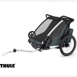 Thule Chariot Cross 2 Double cykelanh�nger &amp; klapvogn � Dark Slate