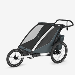 Thule Chariot Cross 2 Double cykelanh�nger &amp; klapvogn � Dark Slate