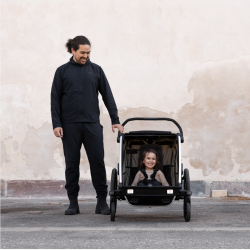 Thule Chariot Cross 2 Double cykelanh�nger &amp; klapvogn � Dark Slate