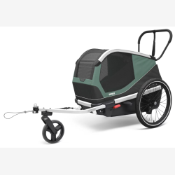 Thule Bexey L � komfortabel hundetrailer - diset gr�n