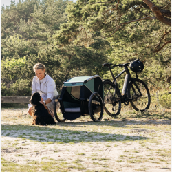 Thule Bexey L � komfortabel hundetrailer - diset gr�n