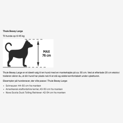 Thule Bexey L � komfortabel hundetrailer - diset gr�n