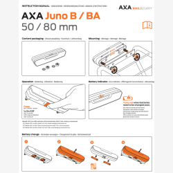 Axa baglygte Juno auto-sluk batteri 80 mm