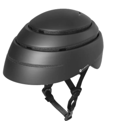 Closca foldbar cykelhjelm Loop reflekterende sort L 60-63 cm