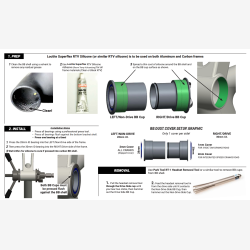 Praxis M30 386EVO Krankboks Adapter (Road � 86,5 mm)