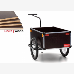 Roland Jumbo B cykeltrailer med h�j tr�karm (175L)
