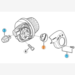 Indikatord�ksel til Shimano SB-4S40 for Nexus 3/4