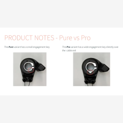 Enviolo Twist manuel gearskifter med display Pro Long 3300 mm