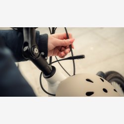 Kryptonite kabells med kode Click Lock Combo - sort