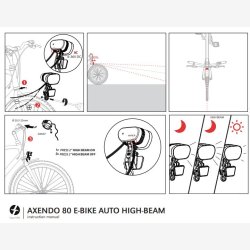 Spanninga forlygte Axendo 80 XEFC 6-36V elcykel