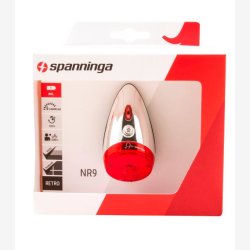 Spanninga baglygte nr. 9 XB batteri - til bagskrm