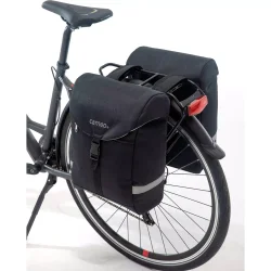 Cameo cykeltaske dobbelt Sport bag sort 28L