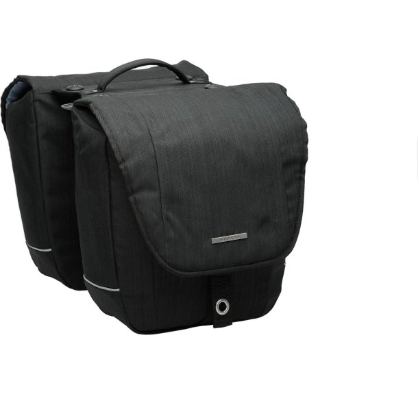 New Looxs cykeltaske dobbelt Avero sort Racktime 25L