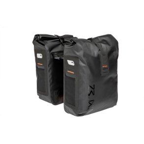 New Looxs cykeltaske dobbelt Varo vandtt sort Racktime 40 L