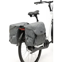 Dobbelt cykeltaske New Looxs Mondi Joy Double MIK 38 liter 37 x 16 x 32 cm (2x) - gr