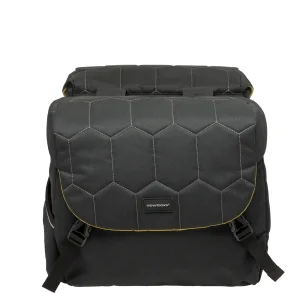 Dobbelt cykeltaske New Looxs Mondi Joy Double 38 liter 37 x 16 x 32 cm (2x) - quiltet sort