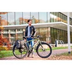 Cykeltaske New Looxs Odense 17,5 liter 32 x 16 x 38 cm - sort