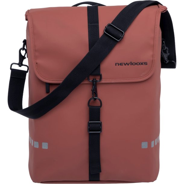 New Looxs vandtt cykeltaske Odense rust brun 17,5L