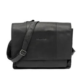 New Looxs laptop cykeltaske Fellini i lder sort 19L 15 tommer